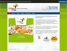 Tablet Screenshot of francefrost.com